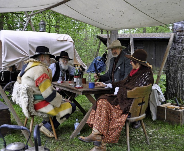 Osterlager rund um den Saloon  im Ernet   | Foto: Dieter Fleig