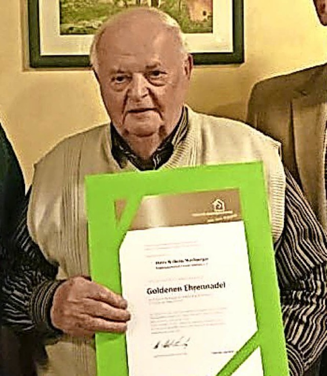 Geehrt fr 40 Jahre: Wilhelm Wolfsperger  | Foto: Privat