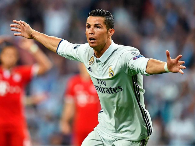 Cristiano Ronaldo als Bayern-Tter  | Foto: AFP