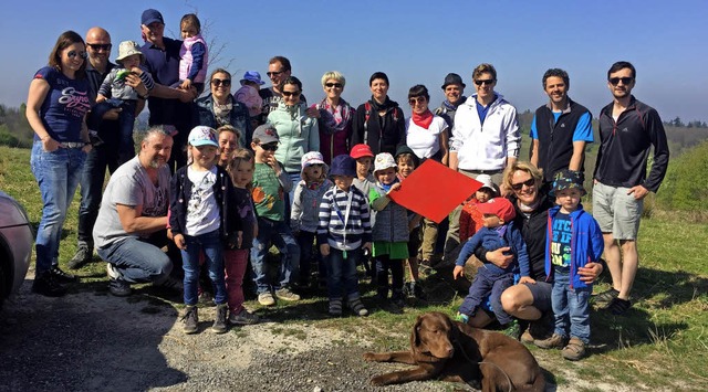 <BZ-FotoAnlauf>Schwarzwaldverein:</BZ-...er Wanderung sind viele Kinder dabei.   | Foto: Verein