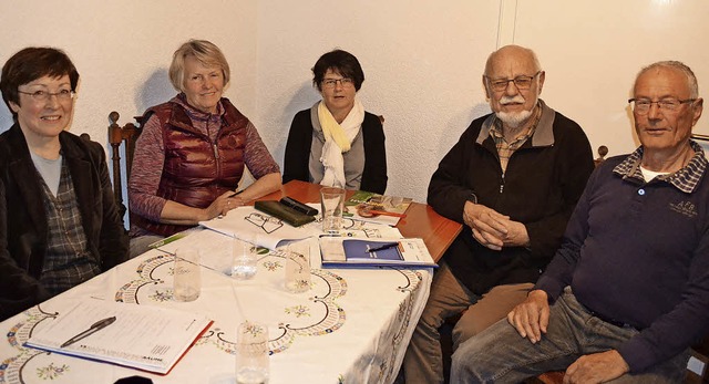 Auch Besprechungen und organisatorisch...erkreises der Gemeinde Friedenweiler.   | Foto: Liane Schilling