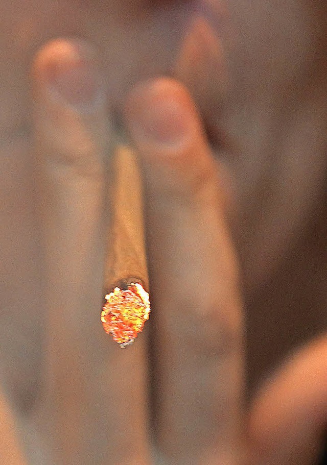 62,5 Gramm Marihuana hatte der Angekla...1; allerdings nur fr den Eigenkonsum.  | Foto: DPA