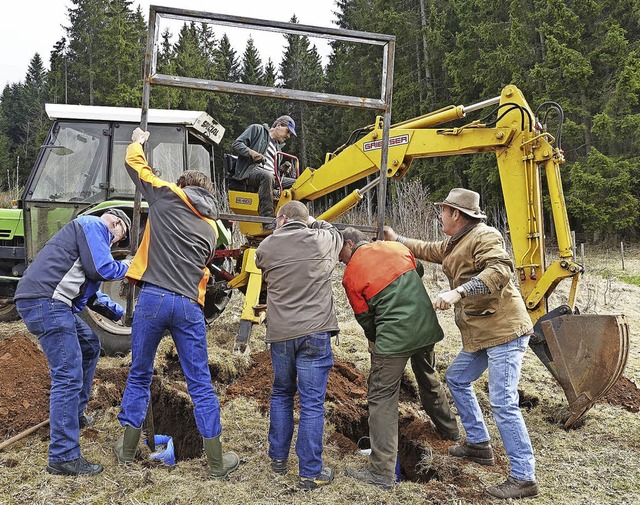 Vorbereitungen fr den Schollacher Panoramaweg  | Foto: Gert Brichta