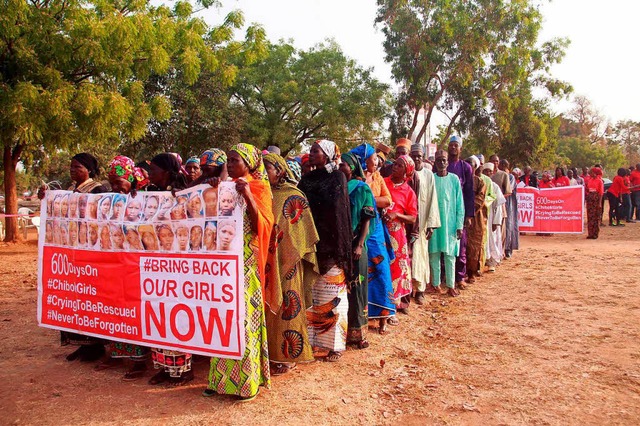 #Bringbackourgirls &#8211; Gebt uns un...eilassung der entfhrten Schlerinnen.  | Foto: AFP