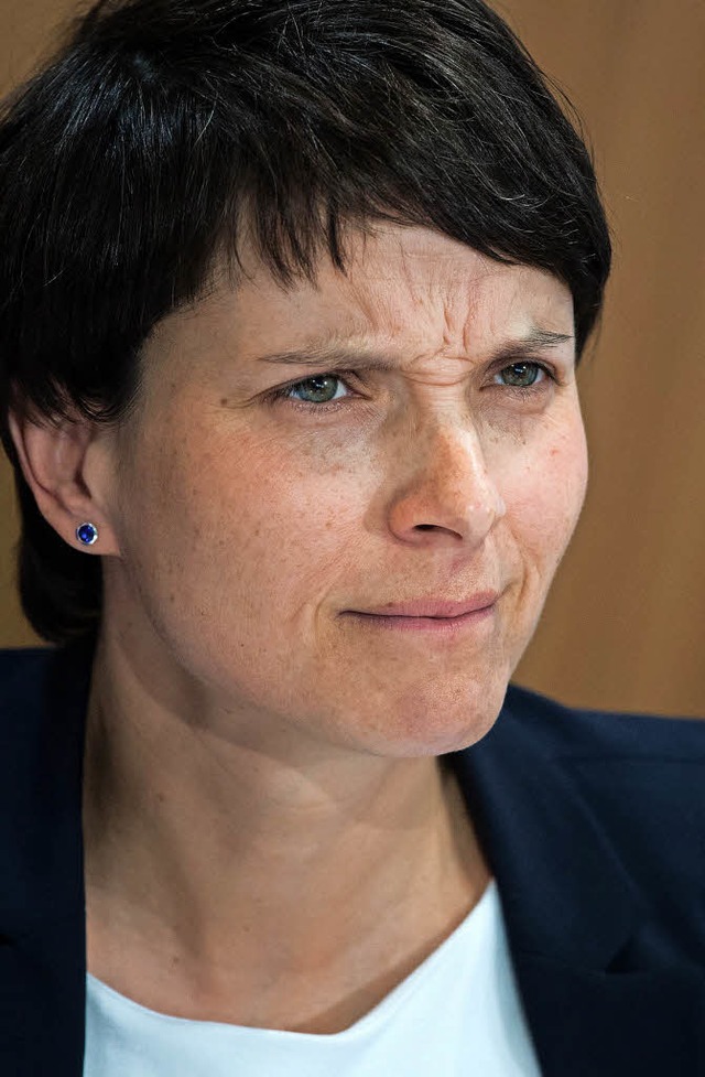 Informierte ihre Kollegen via Facebook: Frauke Petry   | Foto: dpa