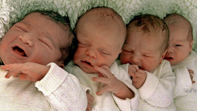 Immer mehr Kinder kommen durch einen Kaiserschnitt auf die Welt.  | Foto: dpa