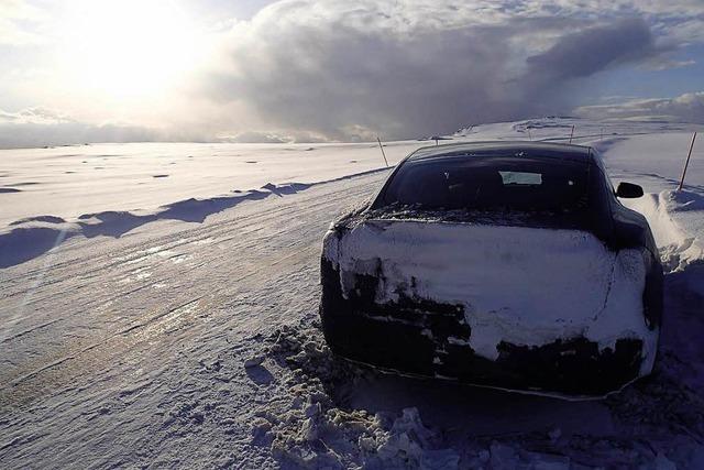 Von Ladestation zu Ladestation: Mit dem Tesla zum Nordkap