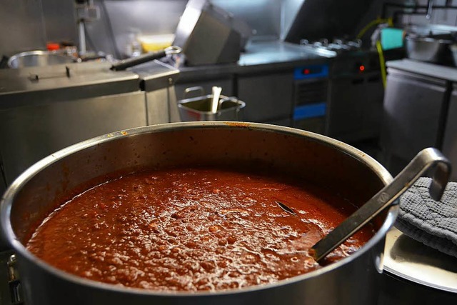 Bolognese fr die Spaghetti &#8211; da... die Brennessel im Sthlinger bekannt.  | Foto: Anika Maldacker