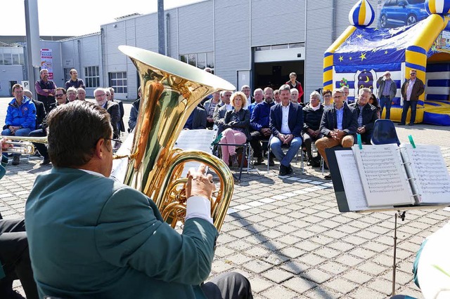 Auftakt mit dem Blsersextett der Freiburger Zollkapelle  | Foto: Markus Maier