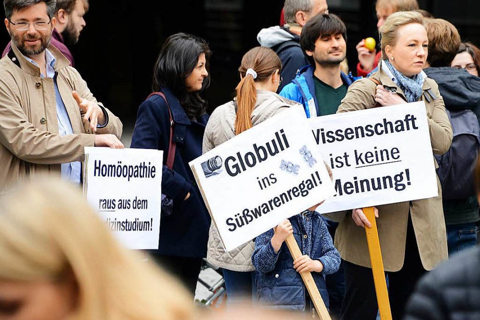 &quot;March for Science&quot; in Freiburg (Foto: Rita Eggstein)