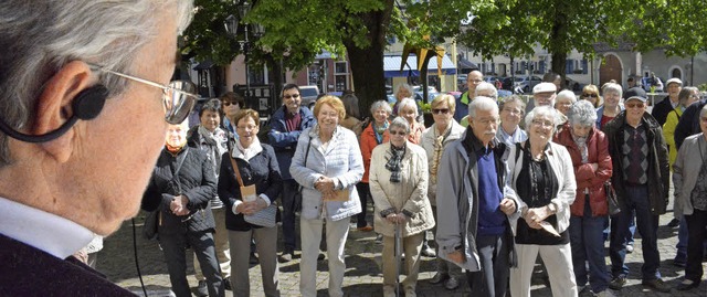 Rosemarie Stern berichtete an der Altw... Jahre als Kirchendienerin ttig war.   | Foto: Lauber