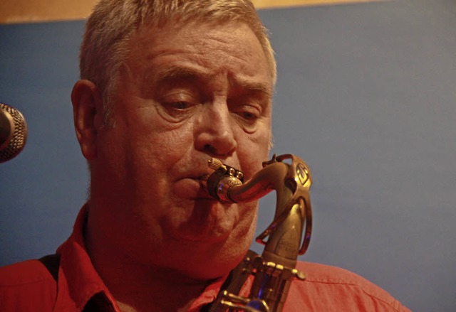 Meister am Saxophon: Dominic Ferns tra...indenplatz den Geschmack der Zuhrer.   | Foto: Siemann