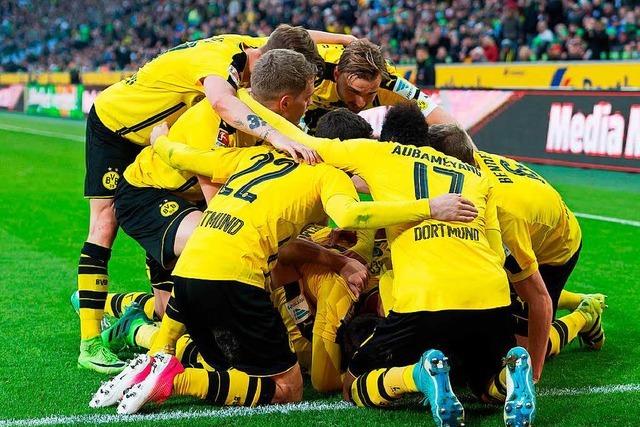 Dortmund besiegt Mnchengladbach drei Minuten vor Schluss
