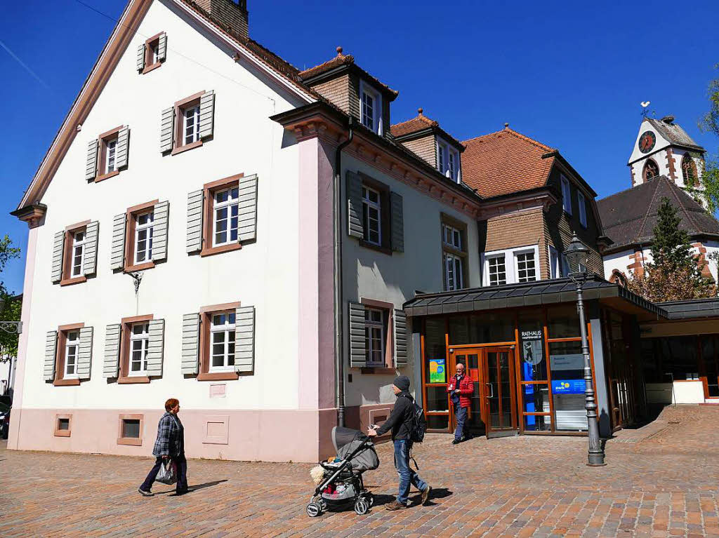 Hat als Verwaltungsgebude ausgedient: Altes Rathaus in der Hauptstrae