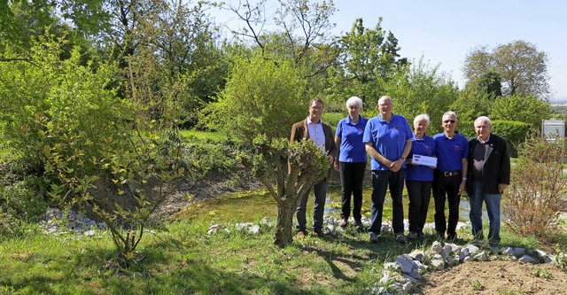 Vorstellung eines neuen Biotops in Auggen  | Foto: Michael Behrendt