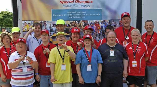 Auch die Behindertensportgruppe Offenb...bei den Special Olympics  teilnehmen.   | Foto: cwe