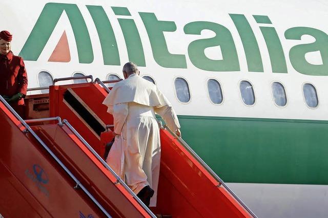Selbst der Papst kann Alitalia nicht retten