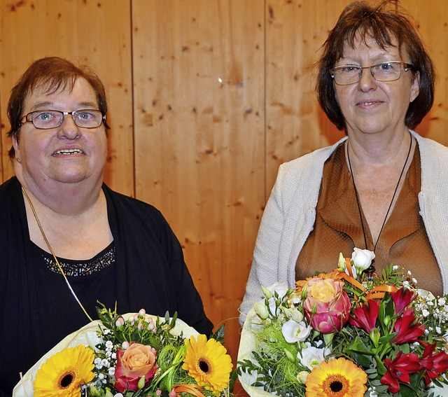 Endingen. Von links, Vorsitzende Helga...anben stellvertreterin  Ingrid Mecher.  | Foto: Roland Vitt