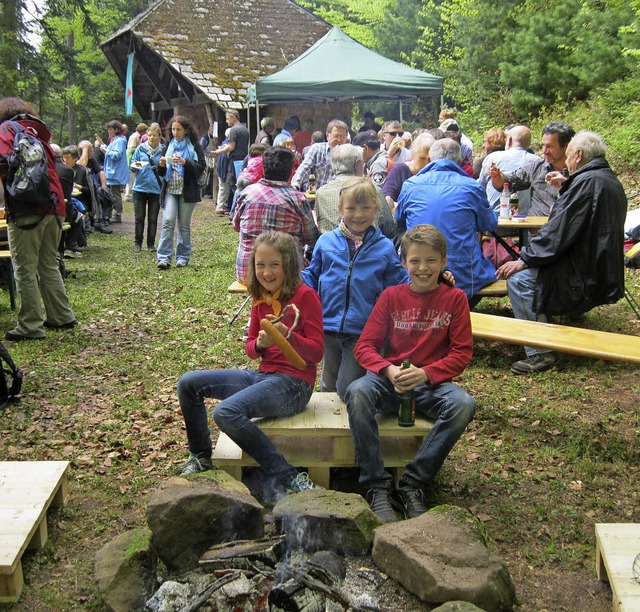Hock beim Schwarzwaldverein auf der Julius-Kaufmann-Htte.   | Foto: Verein