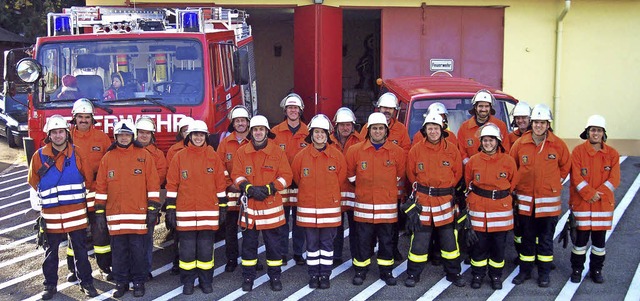 Die Abteilung Oberhof freut sich zusam...tric Grzybek   (rechts) aufs Jubilum.  | Foto: ARCHIVFOTO: Feuerwehrabteilung Oberhof