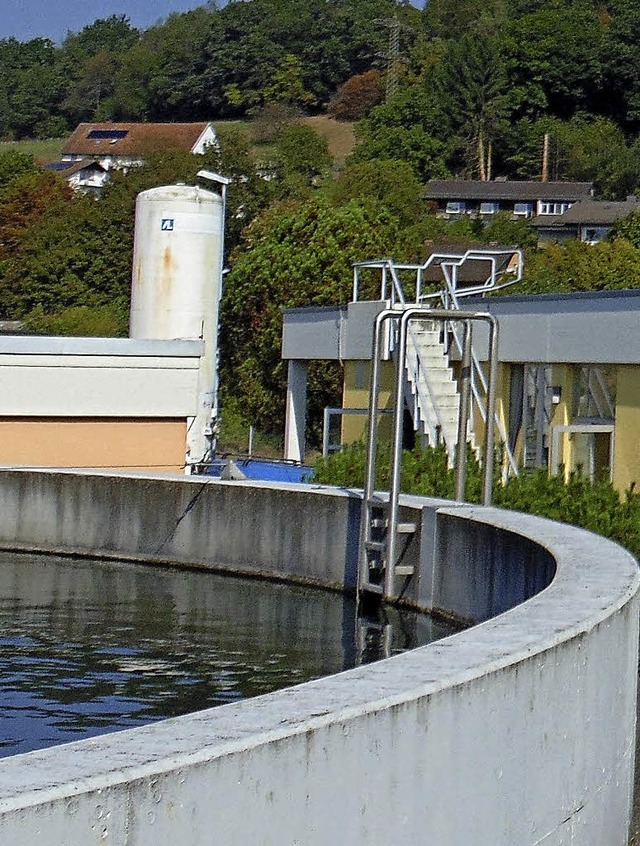 Der Gemeinderat beschloss einige Investitionen in die Klranlage Murg.  | Foto: MICHAEL GOTTSTEIN