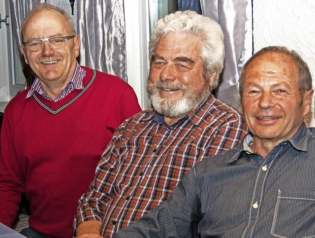 Zu den Schluchseeglunki von Anfang an ... Isele, Fritz Booz  und Edwin Kaiser.   | Foto: Martin Hannig