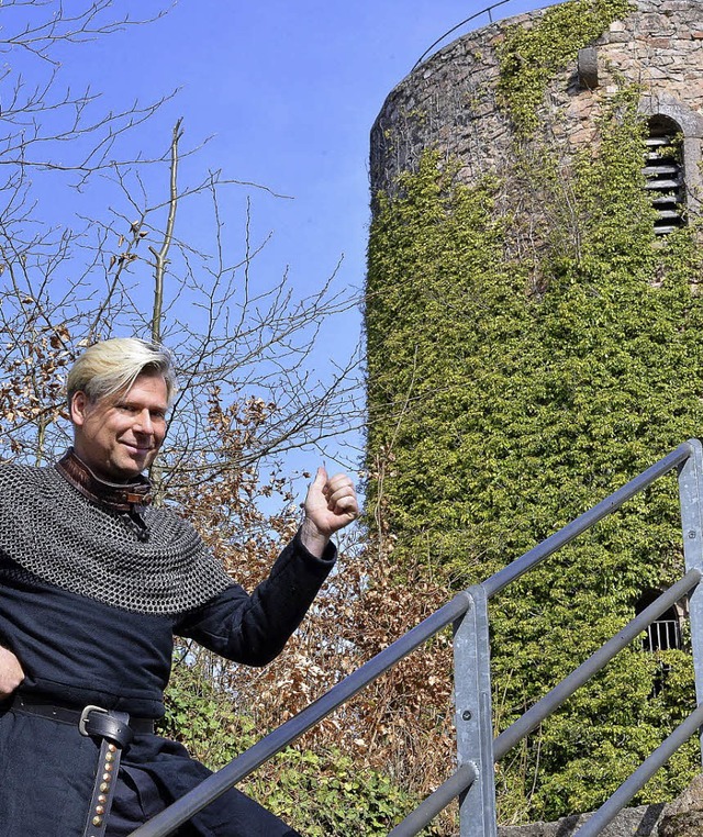 Wiegand Neumann auf der Sausenburg  | Foto: zvg