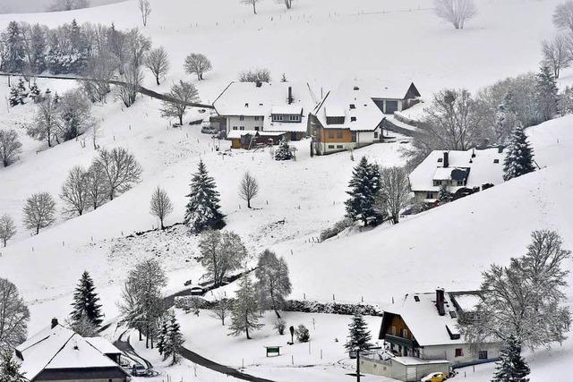 Auf dem Schauinsland gab’s am Mittwoch Neuschnee