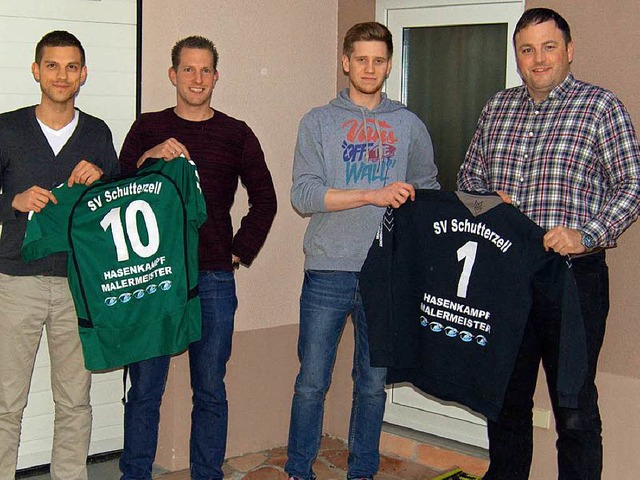 Spielbetriebsleiter  Marco Kurz (links...al Czauderna und  Tim Schneckenburger.  | Foto: Verein