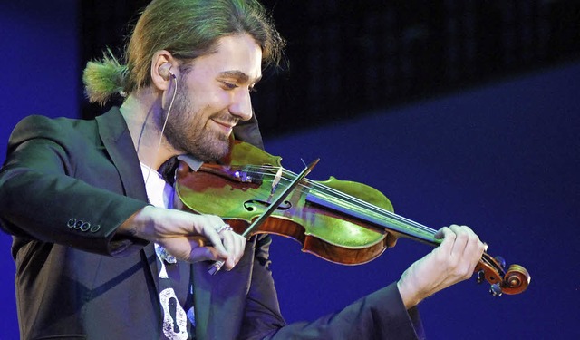 David Garrett bei seinem Auftritt in Freiburg  | Foto: Wolfgang Grabherr