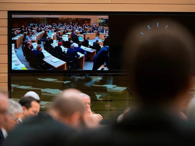 Plenarsitzung im Stuttgarter Landtag   | Foto: dpa