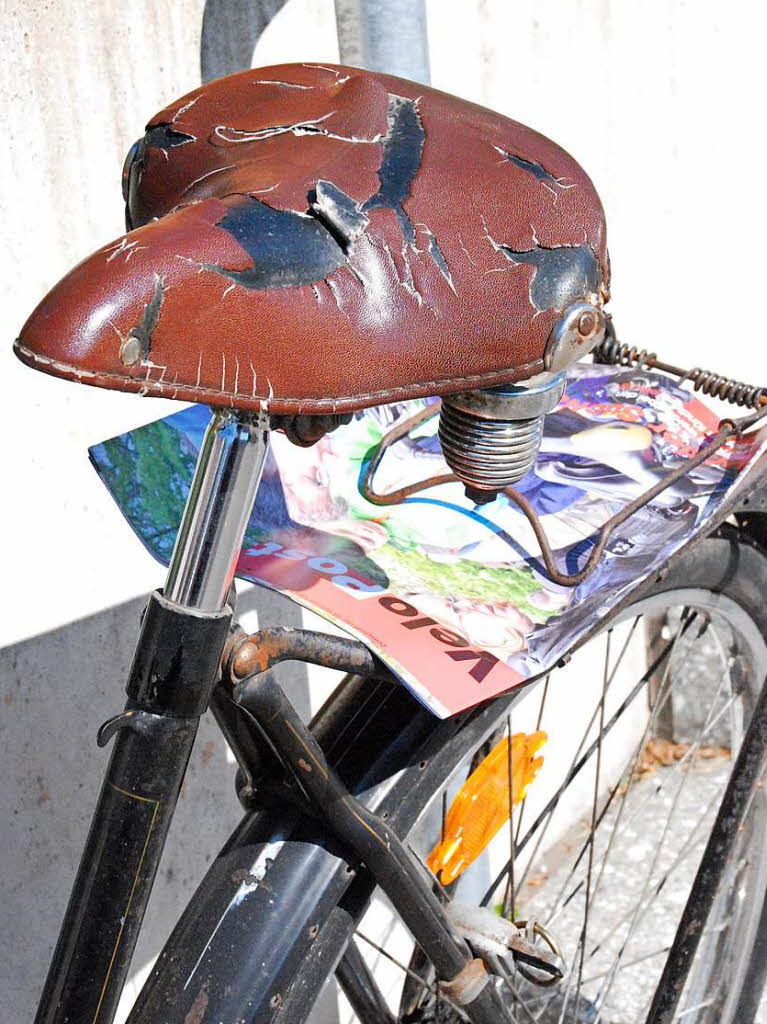 Fahrradbrse der IG Velo am Meeraner Markt: Ein Fahrrad zum Liebhaben
