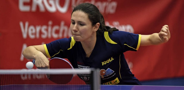 Gab mal wieder keinen Satz ab: die Weiler Spitzenspielerin Ievgeniia Vasylieva   | Foto: Meinrad Schn