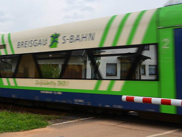 Der Vorfall ereignete sich in einer Breisgau-S-Bahn.  | Foto: Bernd Fackler