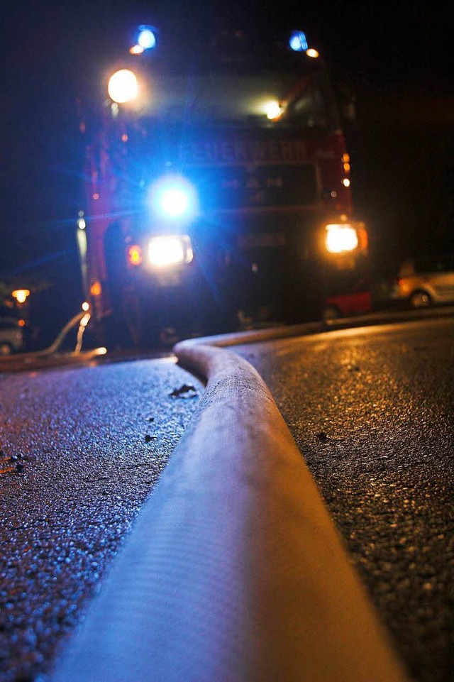 Die Feuerwehr ist oft nachts im Einsatz.  | Foto: Patrik Mller