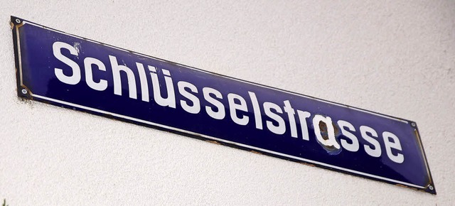&#8222;Die Schlsselstrae und die Anl...&#8220;, sagte Brgermeister Schuster   | Foto: ehmann