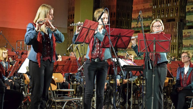 Die Winzerkapelle Oberrotweil bot den ...gsreiches und anspruchsvolles Konzert.  | Foto: Cecile Buchholz