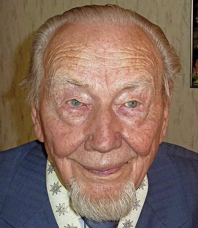 Johann Skries wird heute 95 Jahre alt.   | Foto: Lauffer