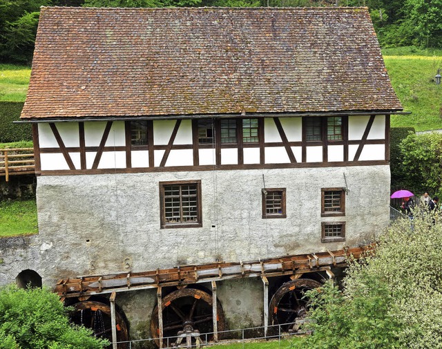 Die restaurierte Mhle im Weiler in St...rdern.                                 | Foto: Andreas Mahler