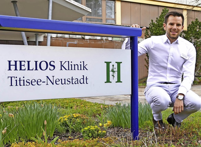 Julian Schwaller ist der neue Leiter  der Helios Klinik Titisee-Neustadt.  | Foto: Tanja Bury