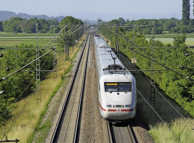 Der Ausbau der Rheintalbahn beschftigt weiterhin die Brger und die Politik.   | Foto: volker Mnch