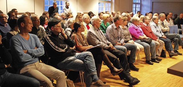 Binzens Brger wollen die Entwicklung ... das das jngste Dorfgesprch  stie.   | Foto: Mink