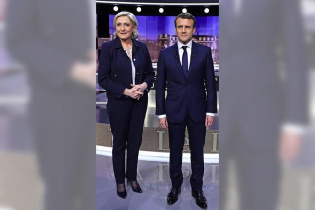 Hartes TV-Duell zwischen Marine Le Pen und Emmanuel Macron