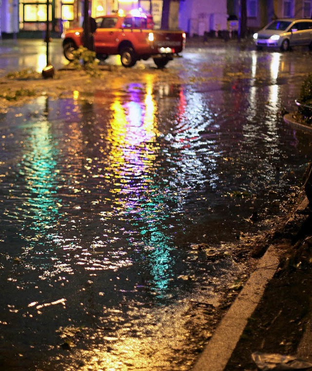 Starke Regenflle setzen so manchen Ke... kann teure Schden nach sich ziehen.   | Foto: Olaf Staschik