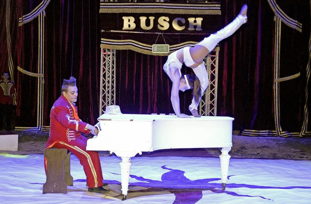 Musik, Akrobatik und tierischen Klamau... Busch auf der Richterwiese zu sehen.   | Foto: Leony Stabla