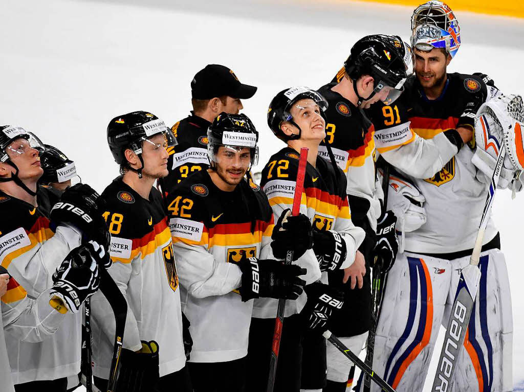 Fotos: Bei der Eishockey-WM schlgt Deutschland die USA mit 2:1.