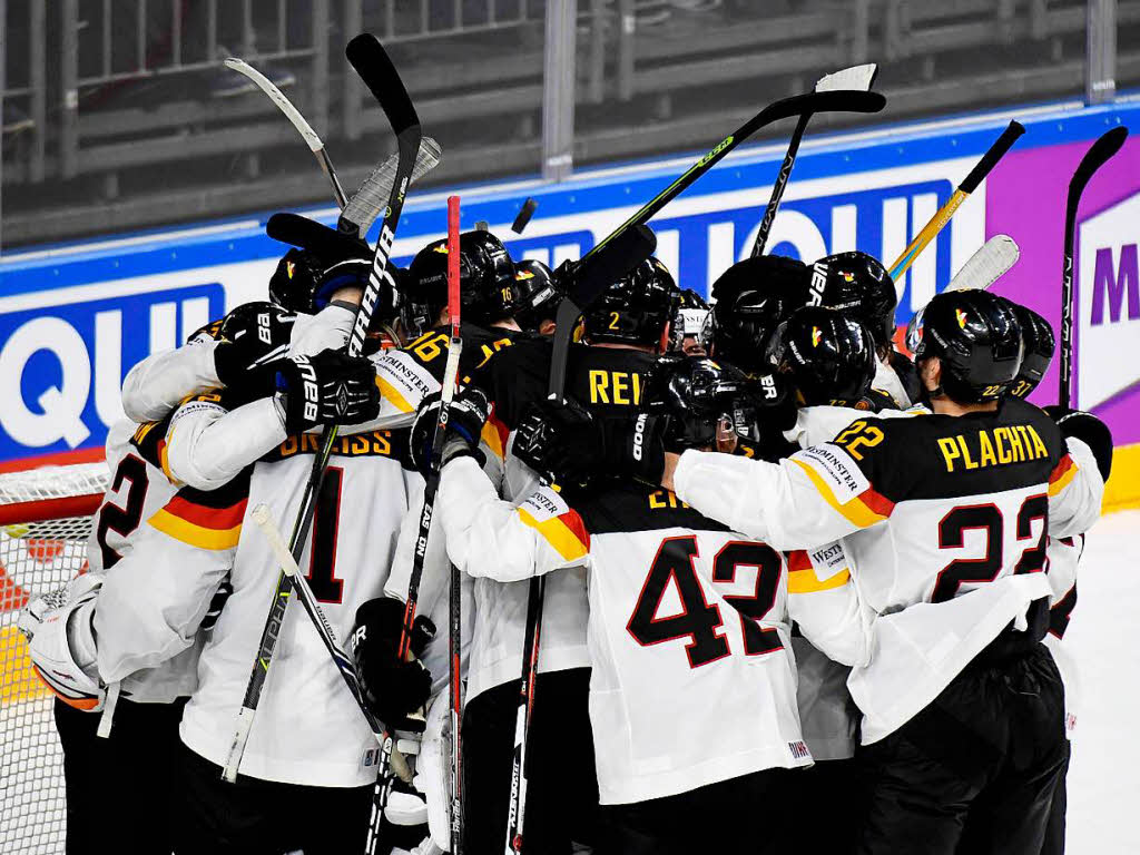 Fotos: Bei der Eishockey-WM schlgt Deutschland die USA mit 2:1.