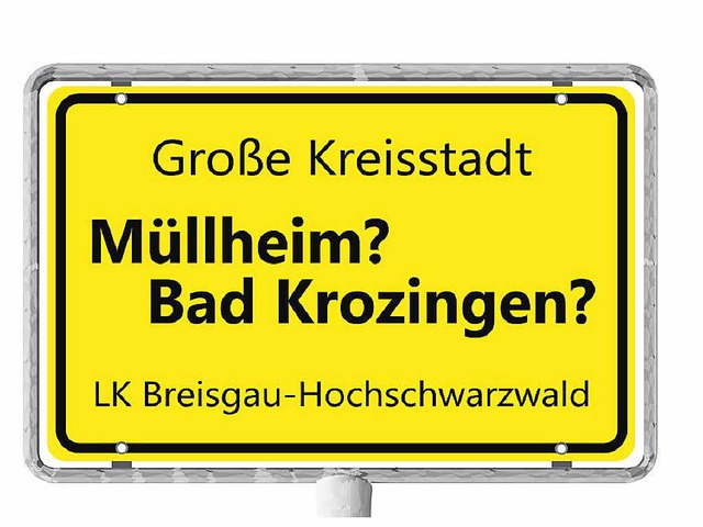 Mllheim und Bad Krozingen wollen mehr...d  neue Ortsschilder wren auch drin.   | Foto: Grafik: BZ