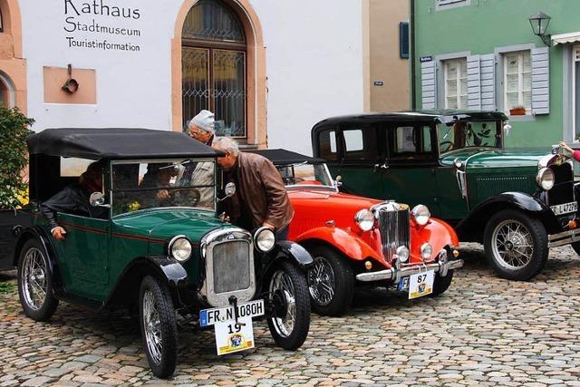 Oldtimertag in Staufen: Alte Schtzchen wie neu