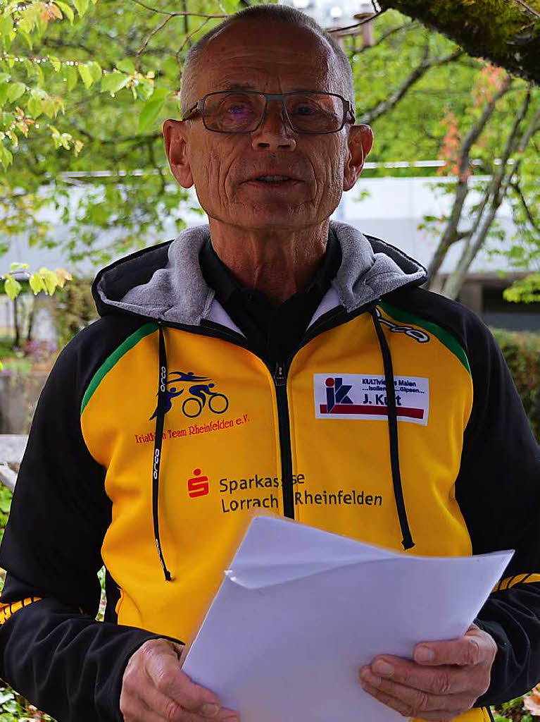 Reinhard Brner vom Tri Team und selbst erfolgreicher Triathlet.
